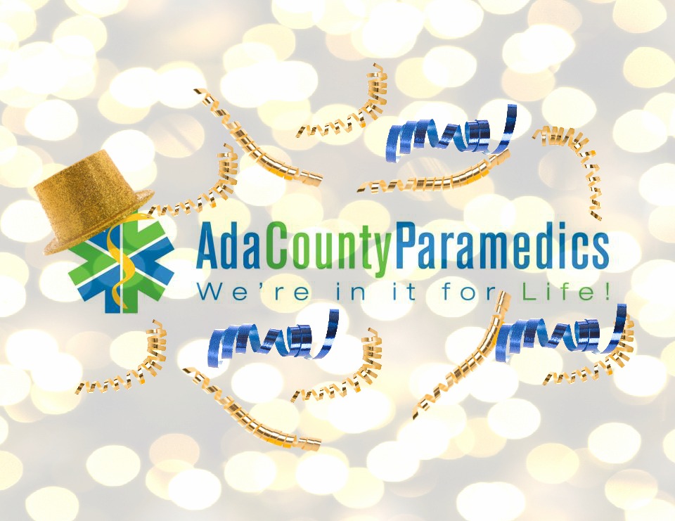 Ada County Paramedics New Year's day logo