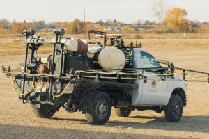 Weed Spraying Truck