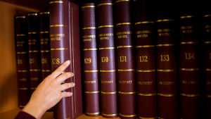 Shelf of law Books