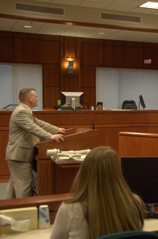 Standing during court