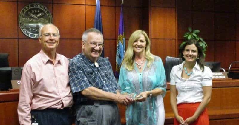 Commissioners Rick Visser, Dr Frank Thomason, Board Chair Kendra Kenyon, and Commissioner Diana Lachiondo